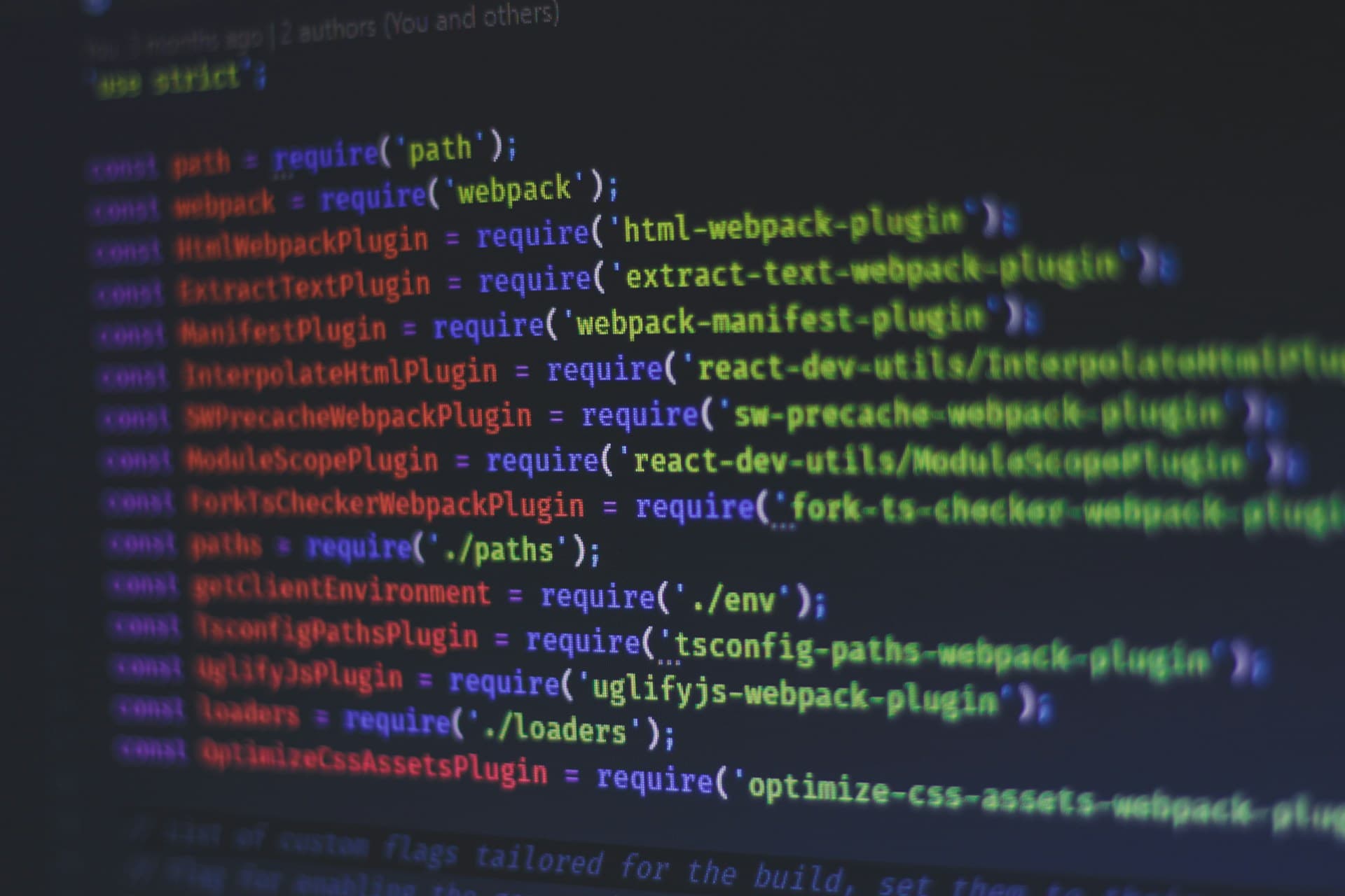 Webpack codes